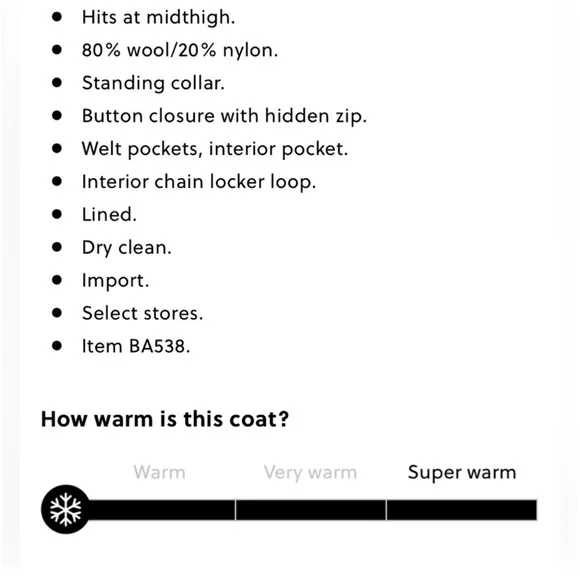 Villa coat in Italian stadium-cloth